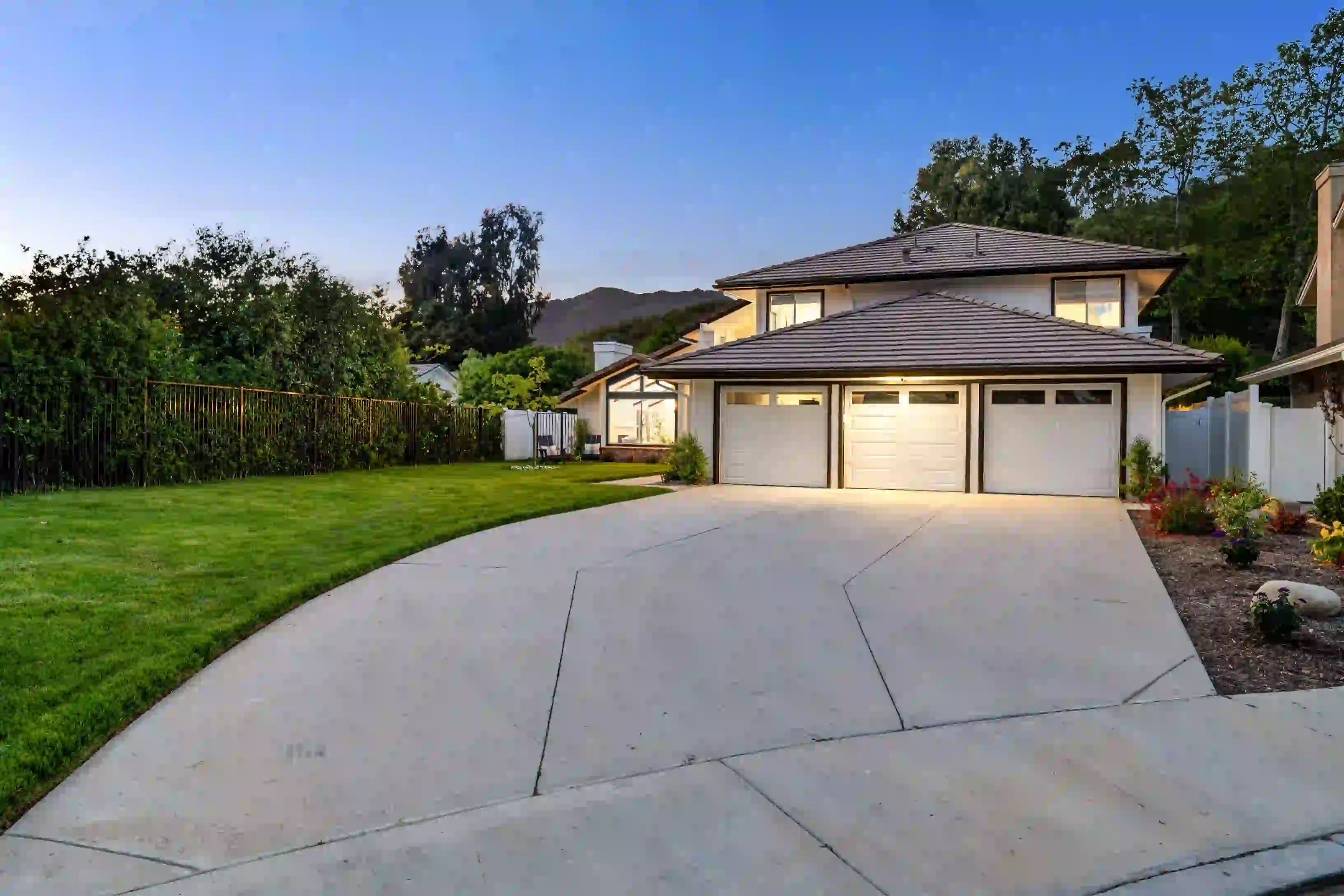 Luxury NJ Home with Professional Paved Driveway and Garage